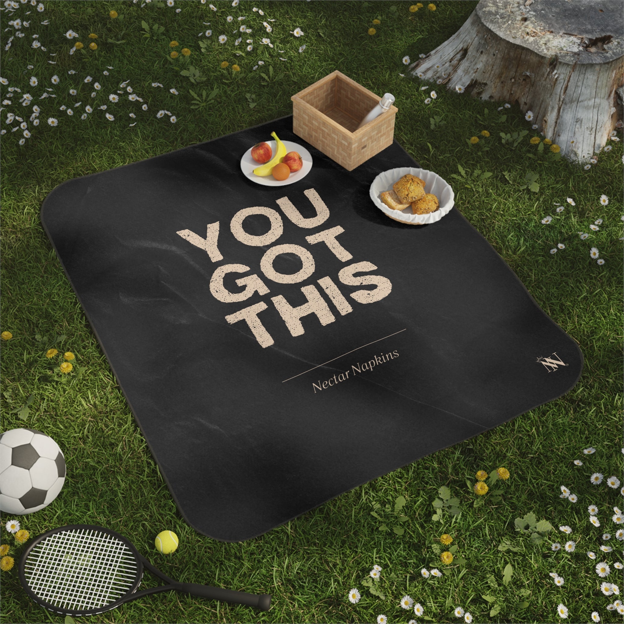 You Got This - Nectar Napkins | Mix Match Fun-Flirty Lovers’ Water-Resistant Blankets