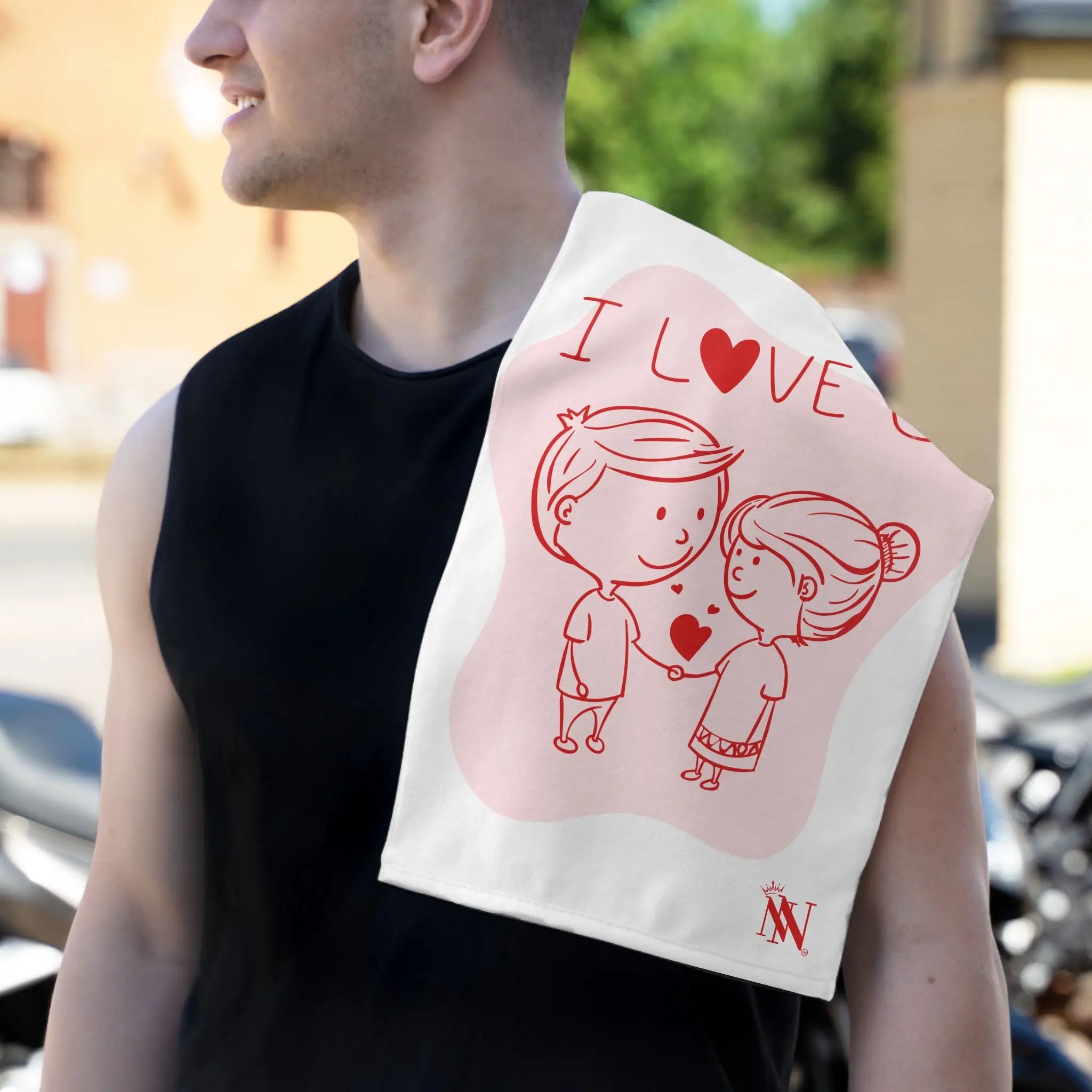 I Love You Couple | Mix & Match Soft Fun-Flirty Lovers’ Towels