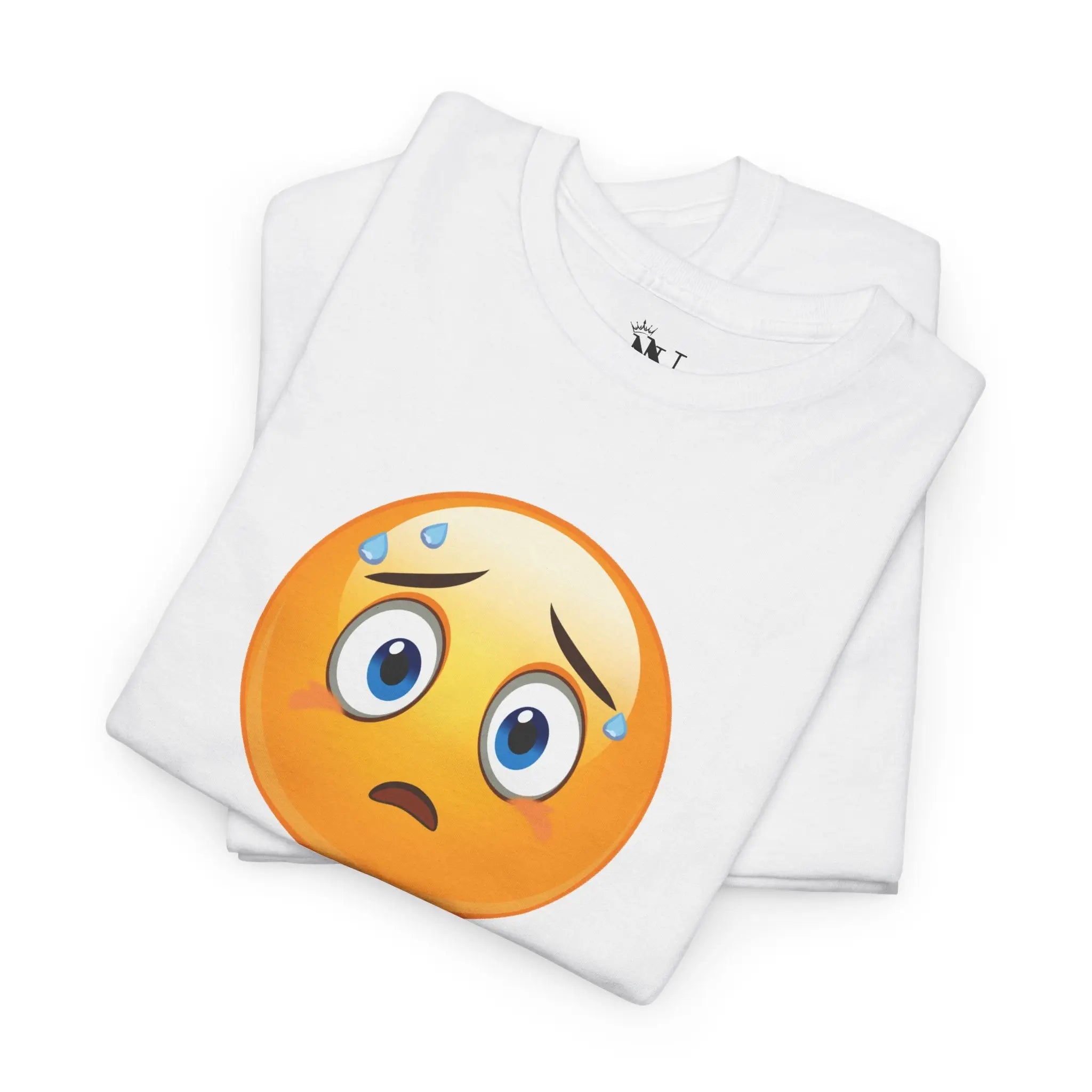 Sweating It Emoji T-Shirt