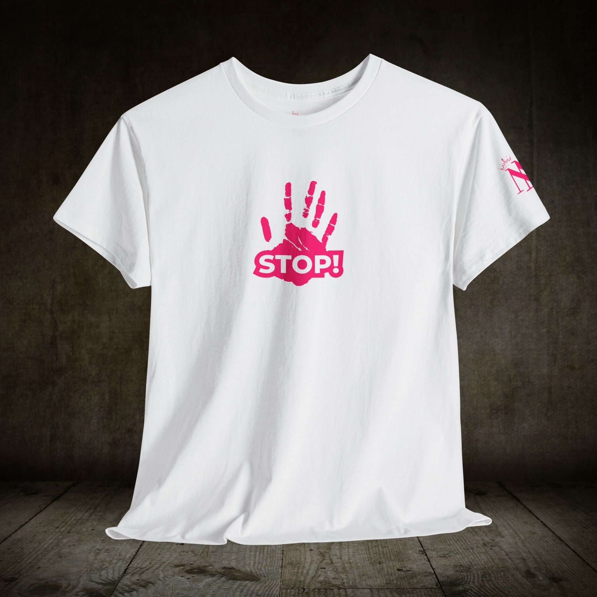 Stop! Handprint | Mix & Match 100% Cotton Unisex Fun-Flirty Lovers’ Tees
