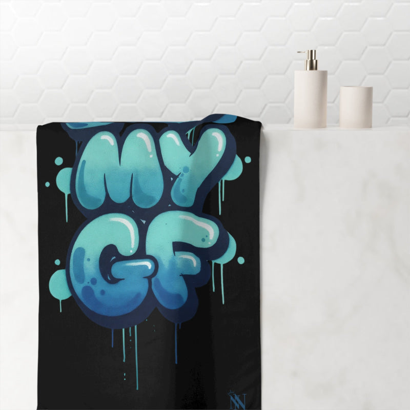 I Heart My GF Tagged | Mix & Match XL Fun-Flirty Lovers’ Towels