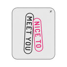 Nice to Meet You | Mix Match Fun-Flirty Lovers’ Water-Resistant Blankets