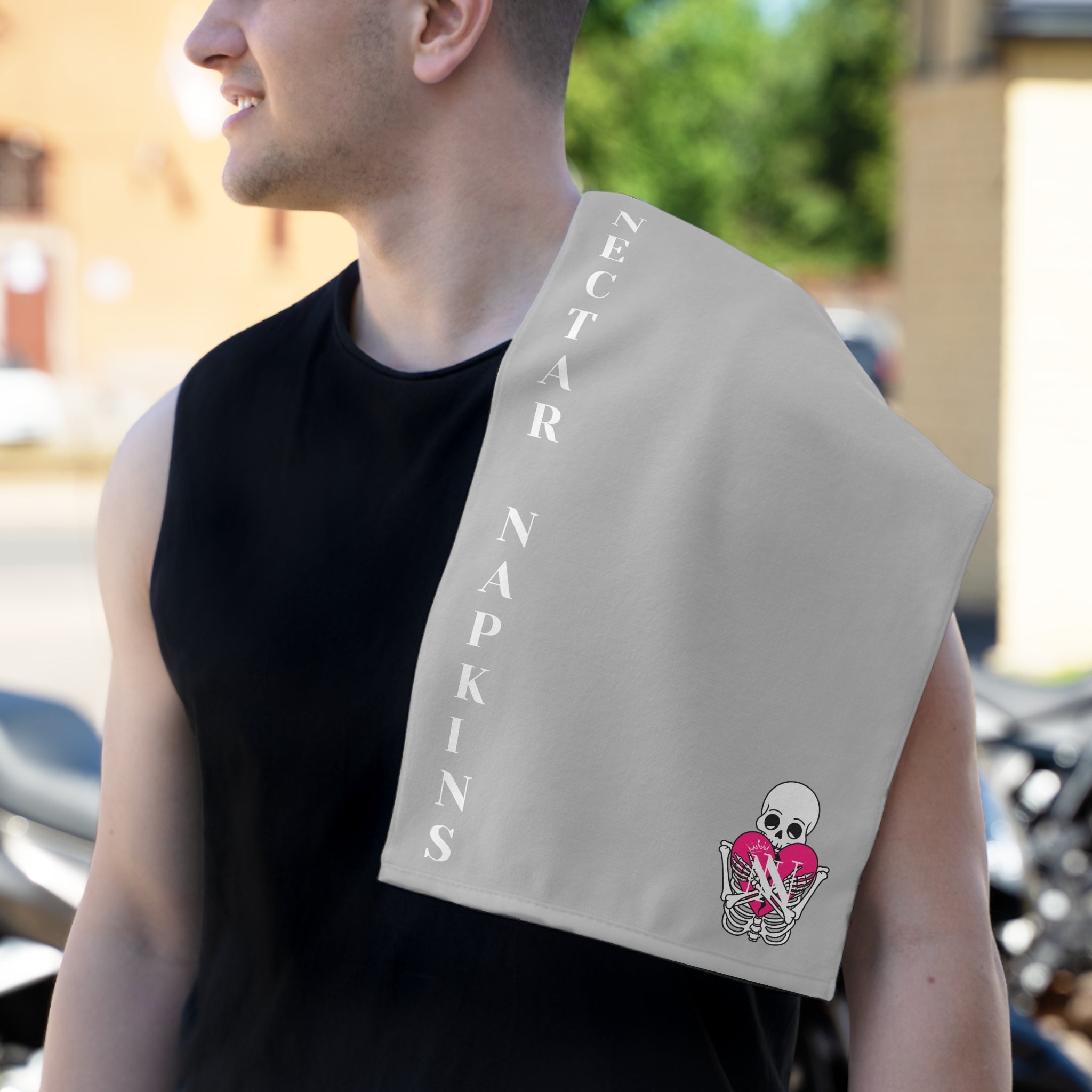 Nectar Napkins Brand Silver | Nectar Napkins Fun-Flirty Lovers’ Towels