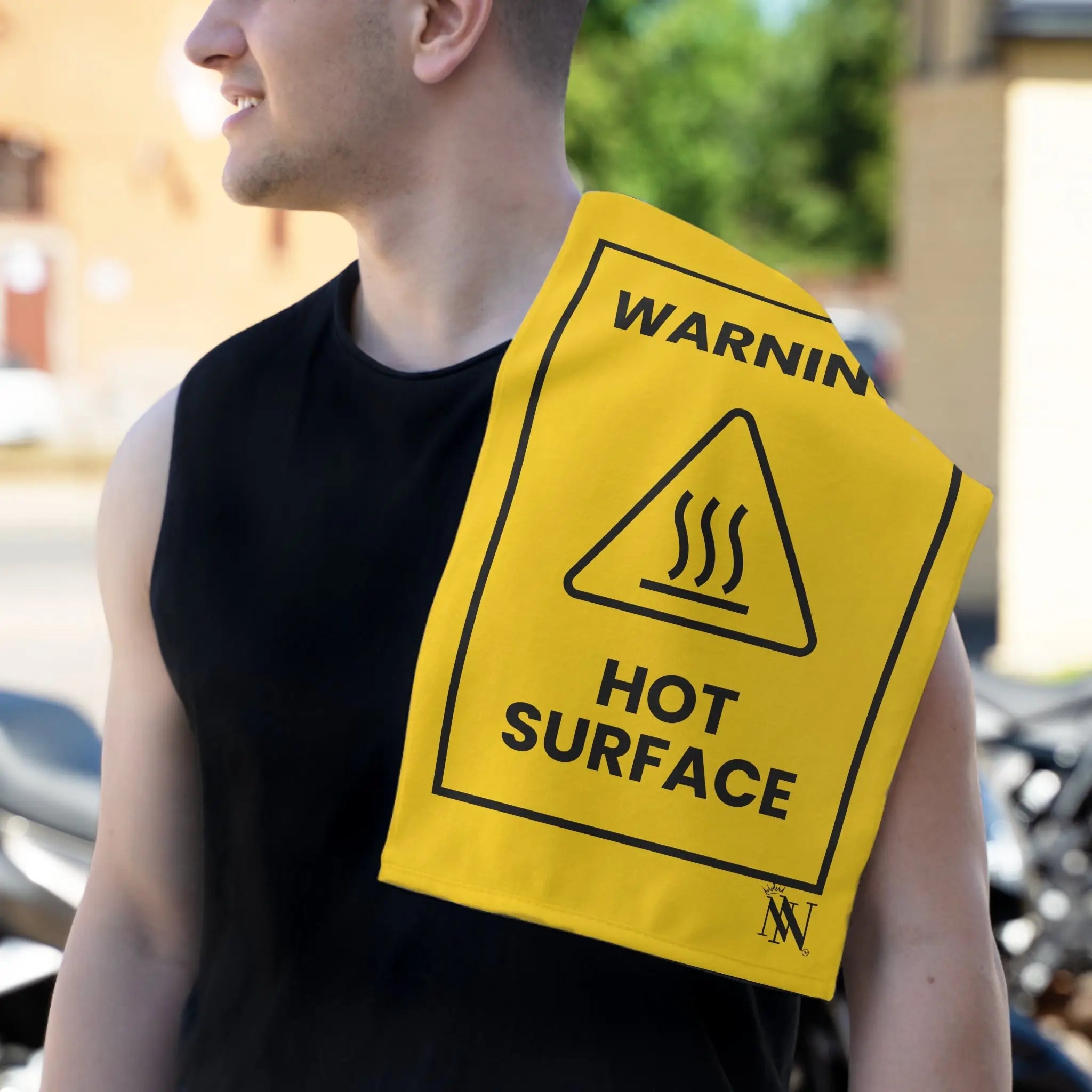 Warning Hot Surface | Mix & Match Soft Fun-Flirty Lovers’ Towels
