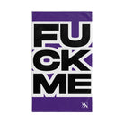 FUCK ME Block Letter Purple Cum Towel