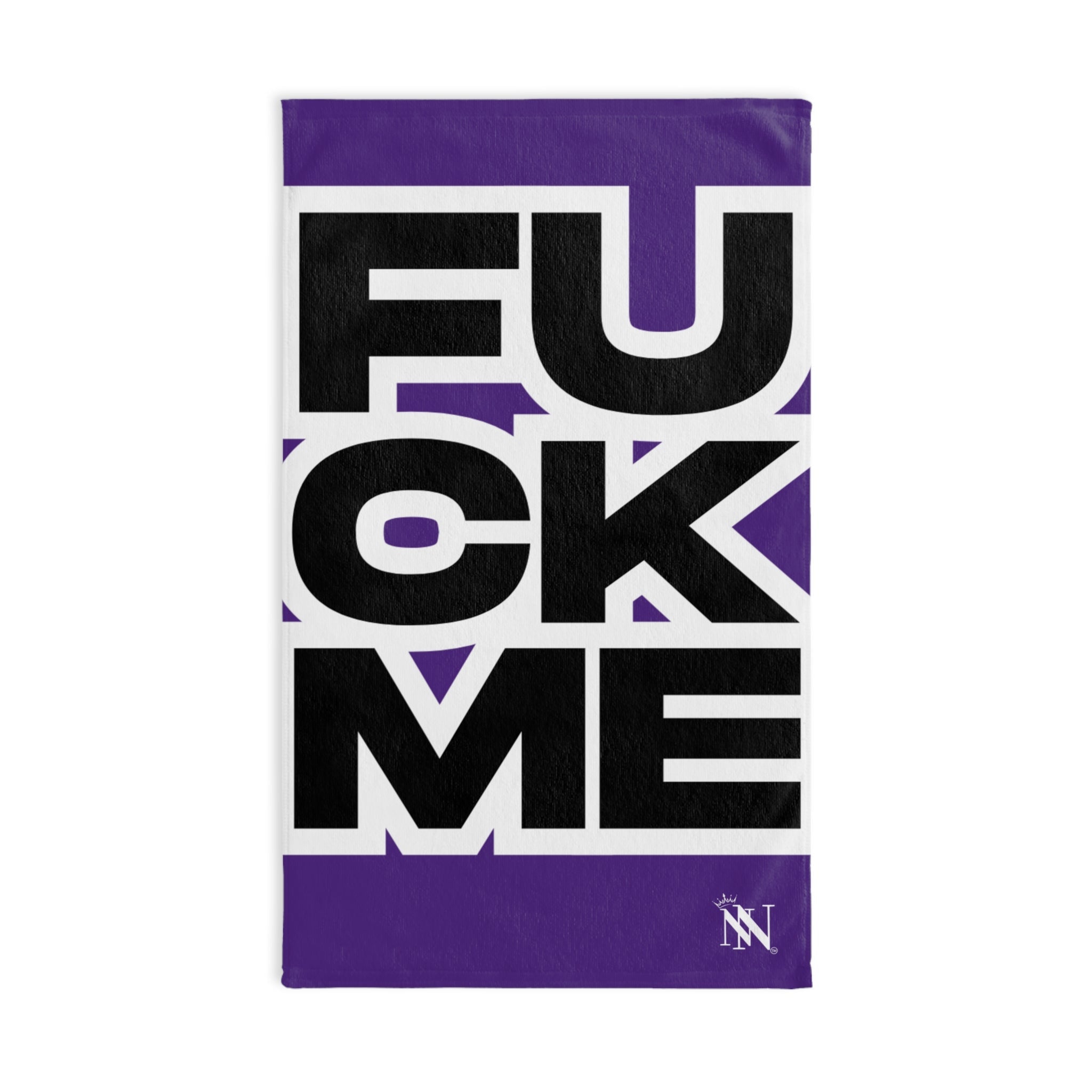 FUCK ME Block Letter Purple Cum Towel