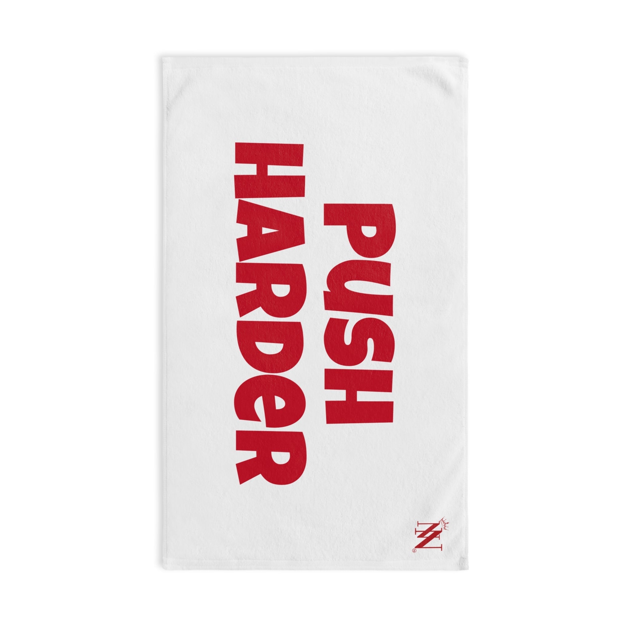 Push Harder Red | Mix & Match Original Fun-Flirty Lovers’ Towels