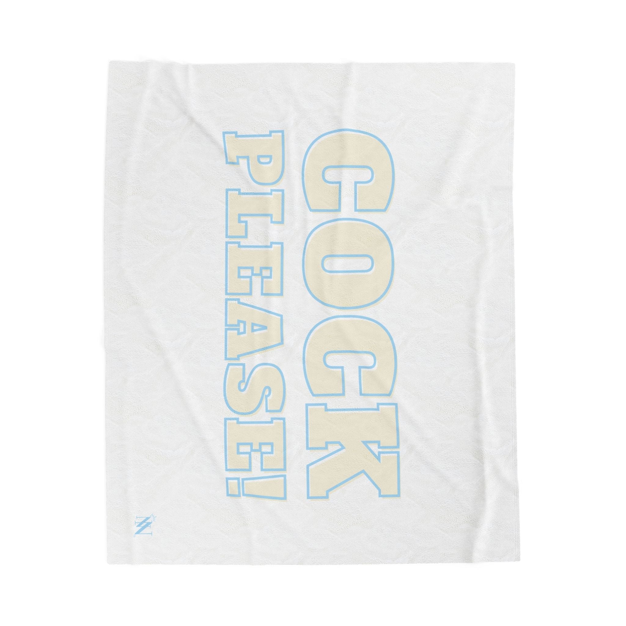 Cock Please! | Mix & Match Soft Fun-Flirty Lovers’ Blankets