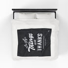 In All Things Give Thanks | Mix & Match Velveteen Fun-Flirty Lovers’ Blankets