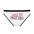 Nice to Meet You Romantic Sex Gifts Women’s Panties