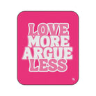 Love More Argue Less | Mix Match Fun-Flirty Lovers’ Water-Resistant Blankets