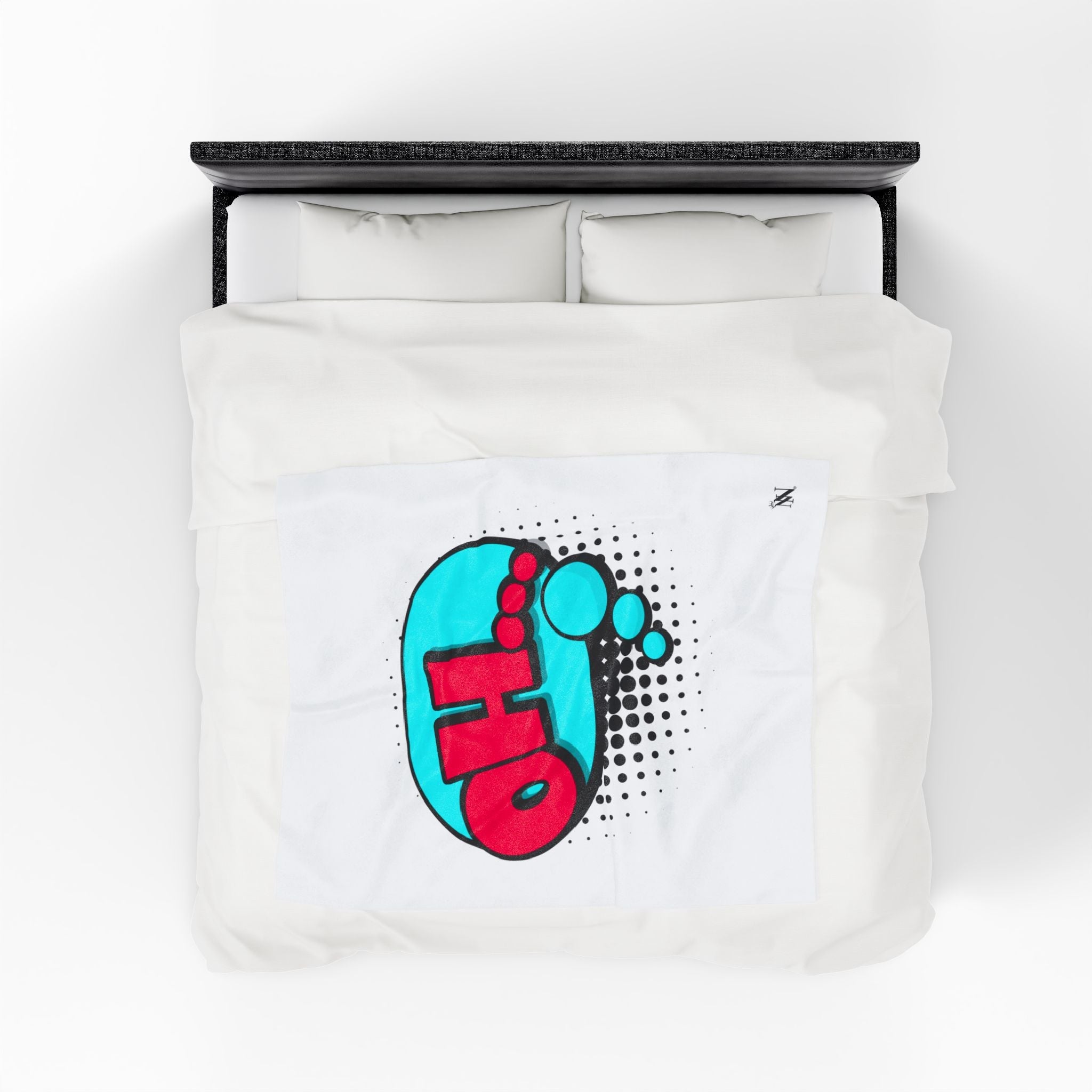 Thinking Oh... Cartoon Fun | Mix & Match Velveteen Fun-Flirty Lovers’ Blankets