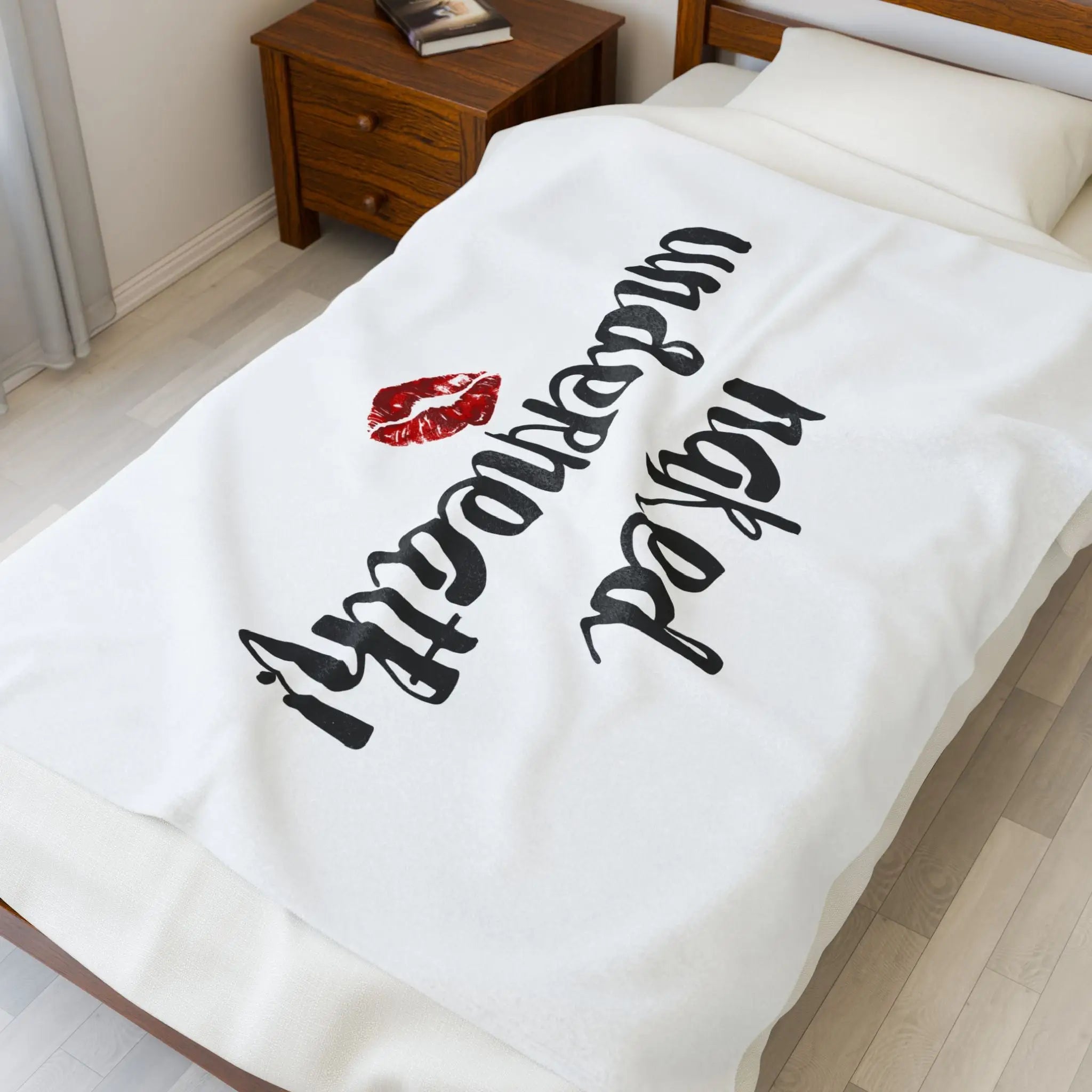 Naked Underneath! | Mix & Match Velveteen Fun-Flirty Lovers’ Blankets
