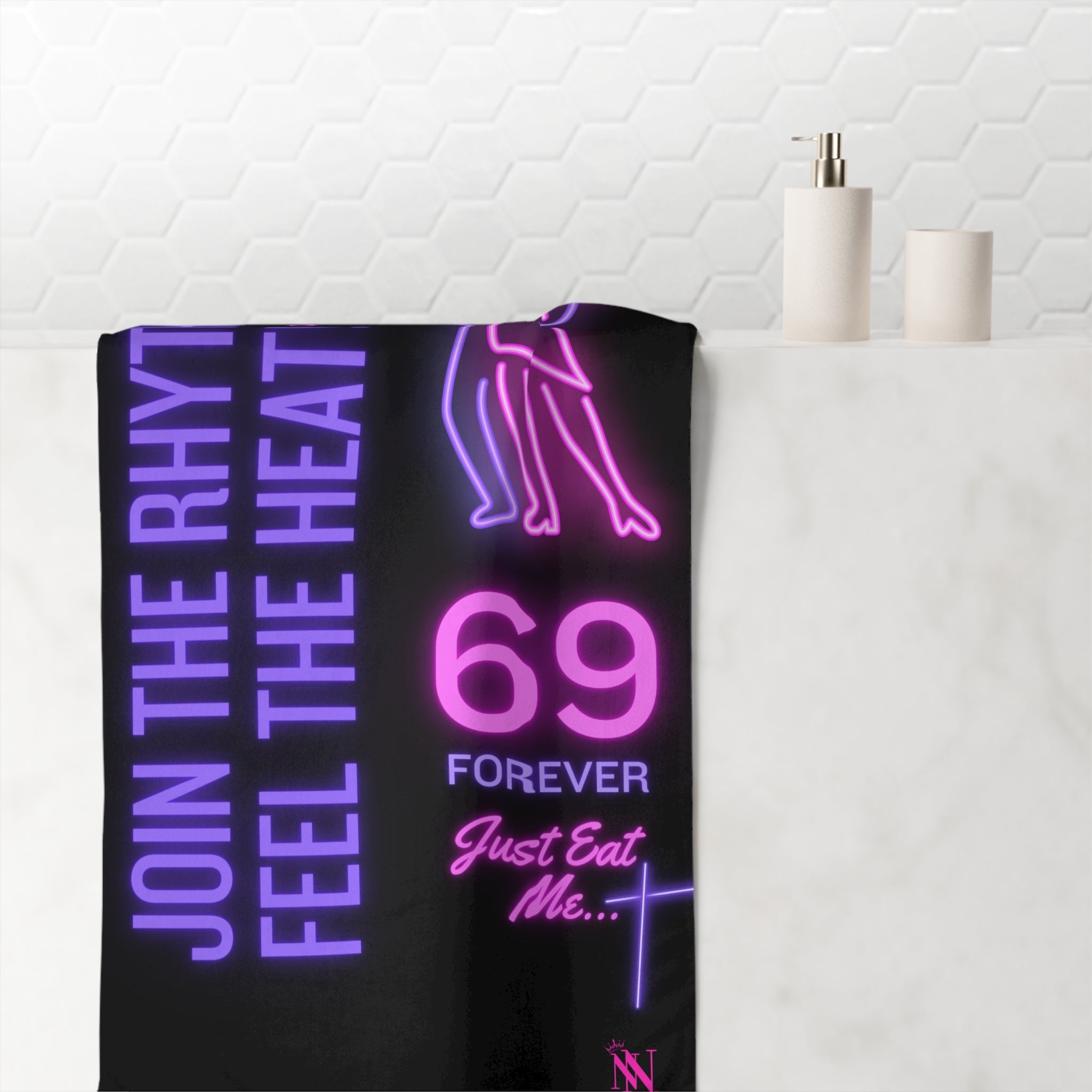 Sixty-Nine Forever Neon Big Ass Sex Towel
