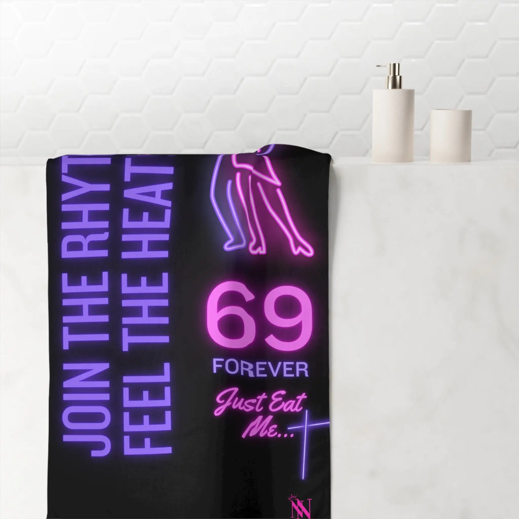 Sixty-Nine Forever Neon Big Ass Sex Towel