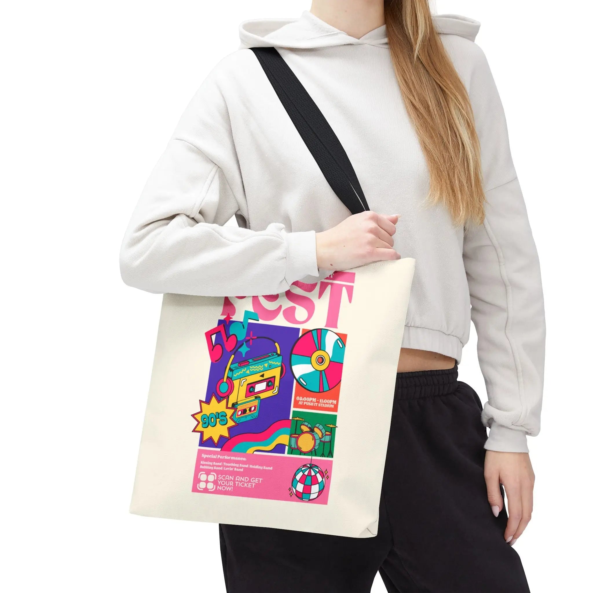 Nineties Sex Song | Mix & Match Fun-Flirty Lovers’ Totes