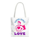 Super Hero Love Tote Bag