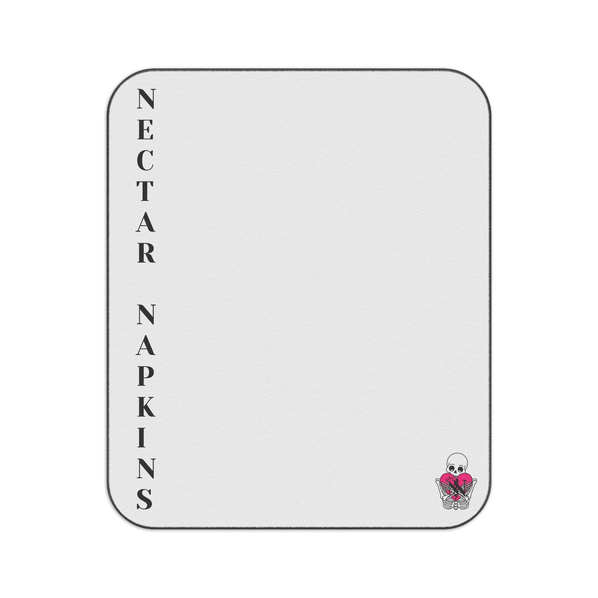 Nectar Napkins Brand White | Nectar Napkins Fun-Flirty Lovers’ Sex Blankets