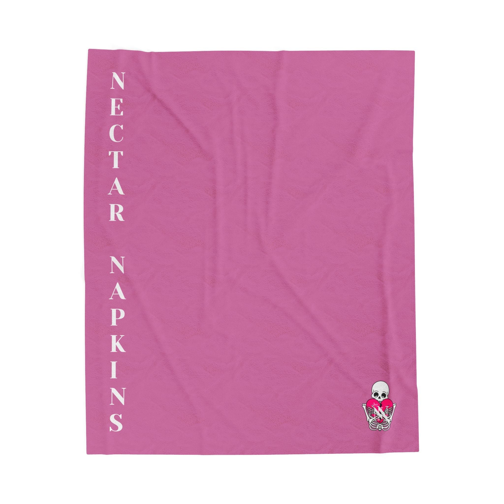 Nectar Napkins Brand Soft Pink | Nectar Napkins Fun-Flirty Lovers’ Blankets