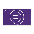 Happy Smiling Emoji Purple | Mix & Match Classic Fun-Flirty Lovers’ Towels