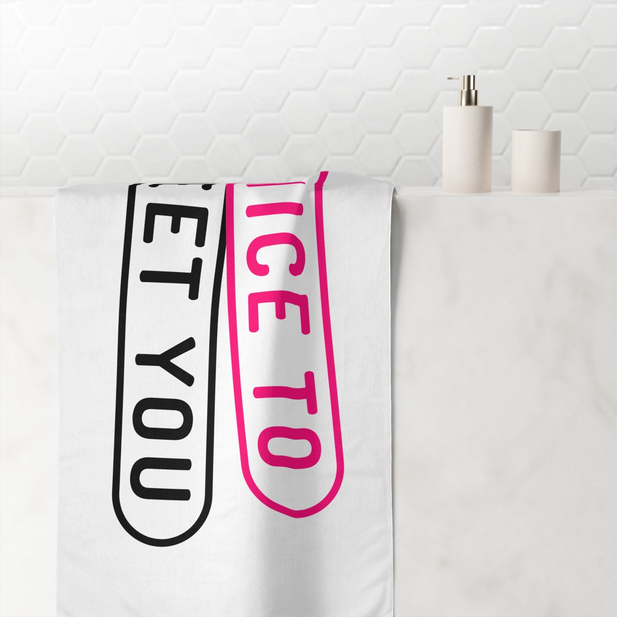 Nice to Meet You Giant Sex Towel
