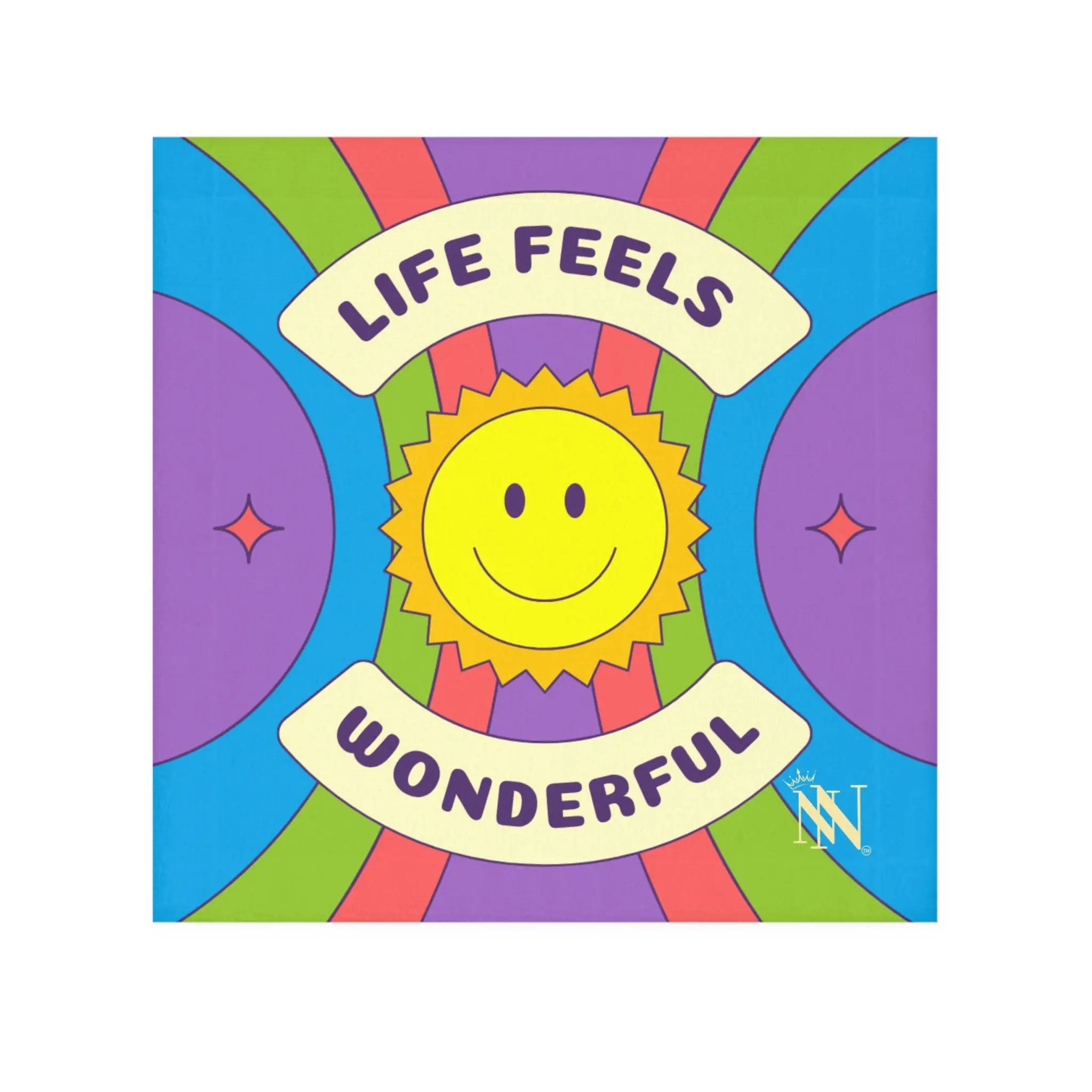 Life Feels Wonderful Retro Cum Rag
