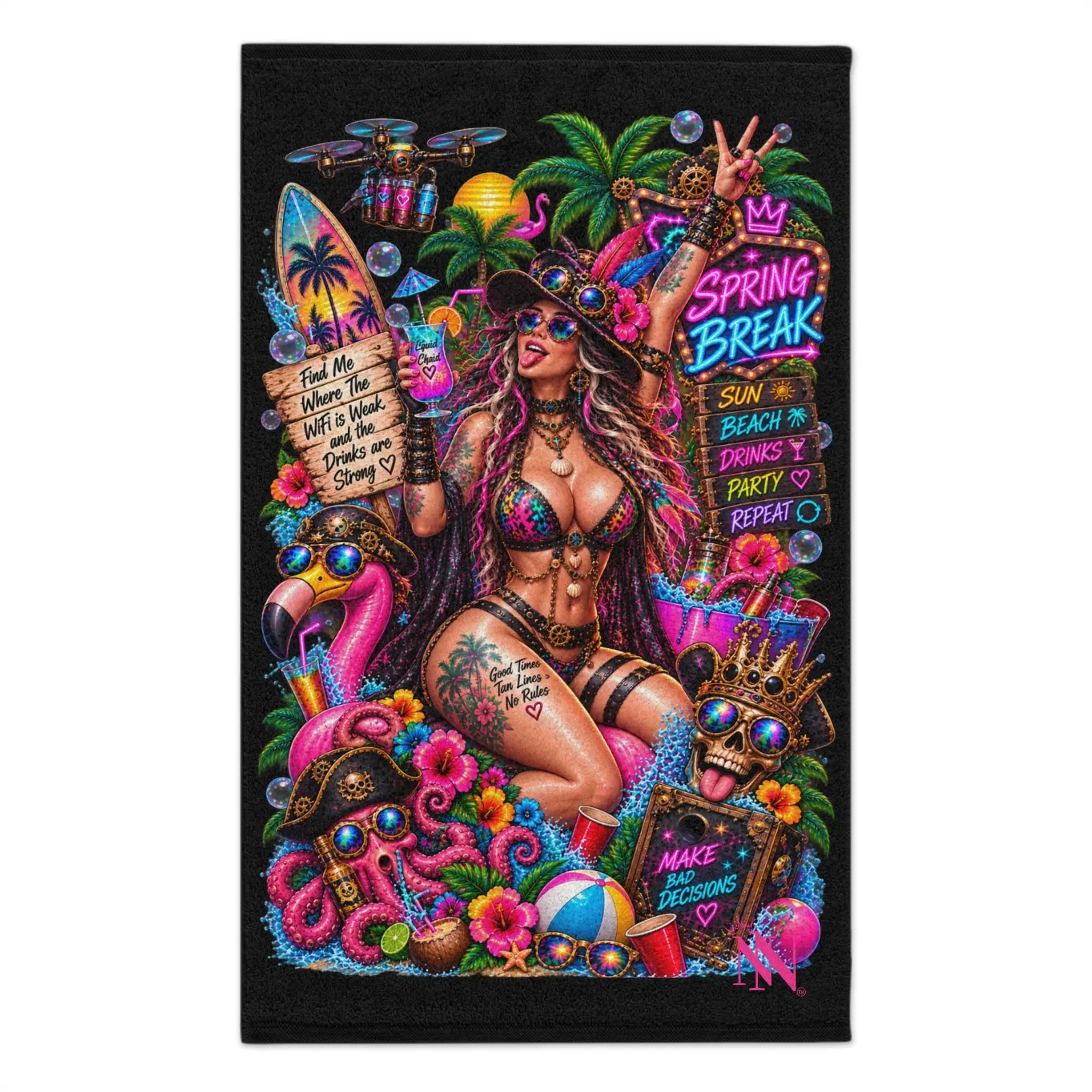 Spring Break Wicked Fantasy Sex Towel
