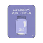 Positive Word Jar Sex? | Mix Match Fun-Flirty Lovers’ Water-Resistant Blankets