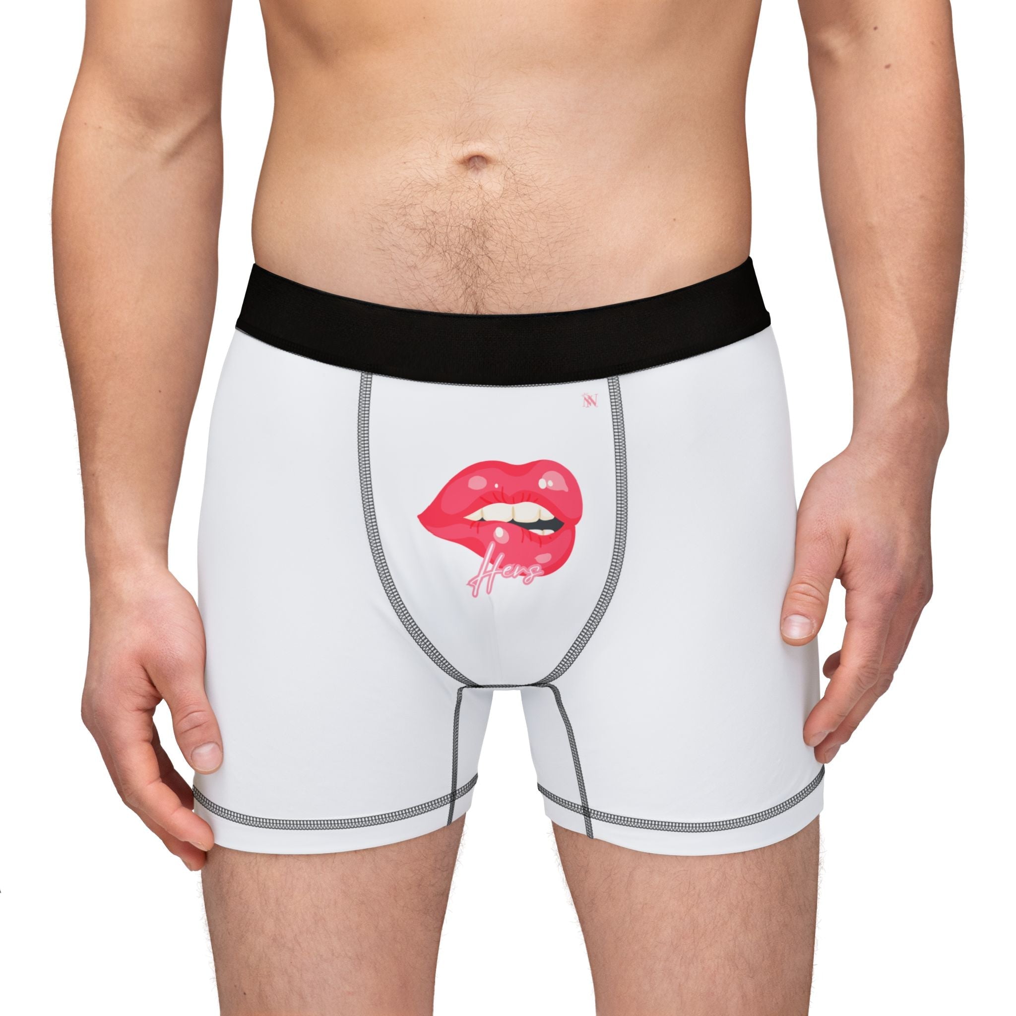 Hers Biting Lip Naughty Sex Gifts for Him Men’s Boxer Briefs