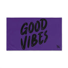 Good Vibes Bubble Print Purple | Mix & Match Classic Fun-Flirty Lovers’ Towels