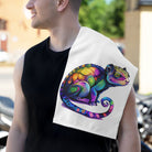 Colorful Love Chameleon | Mix & Match Soft Fun-Flirty Lovers’ Towels