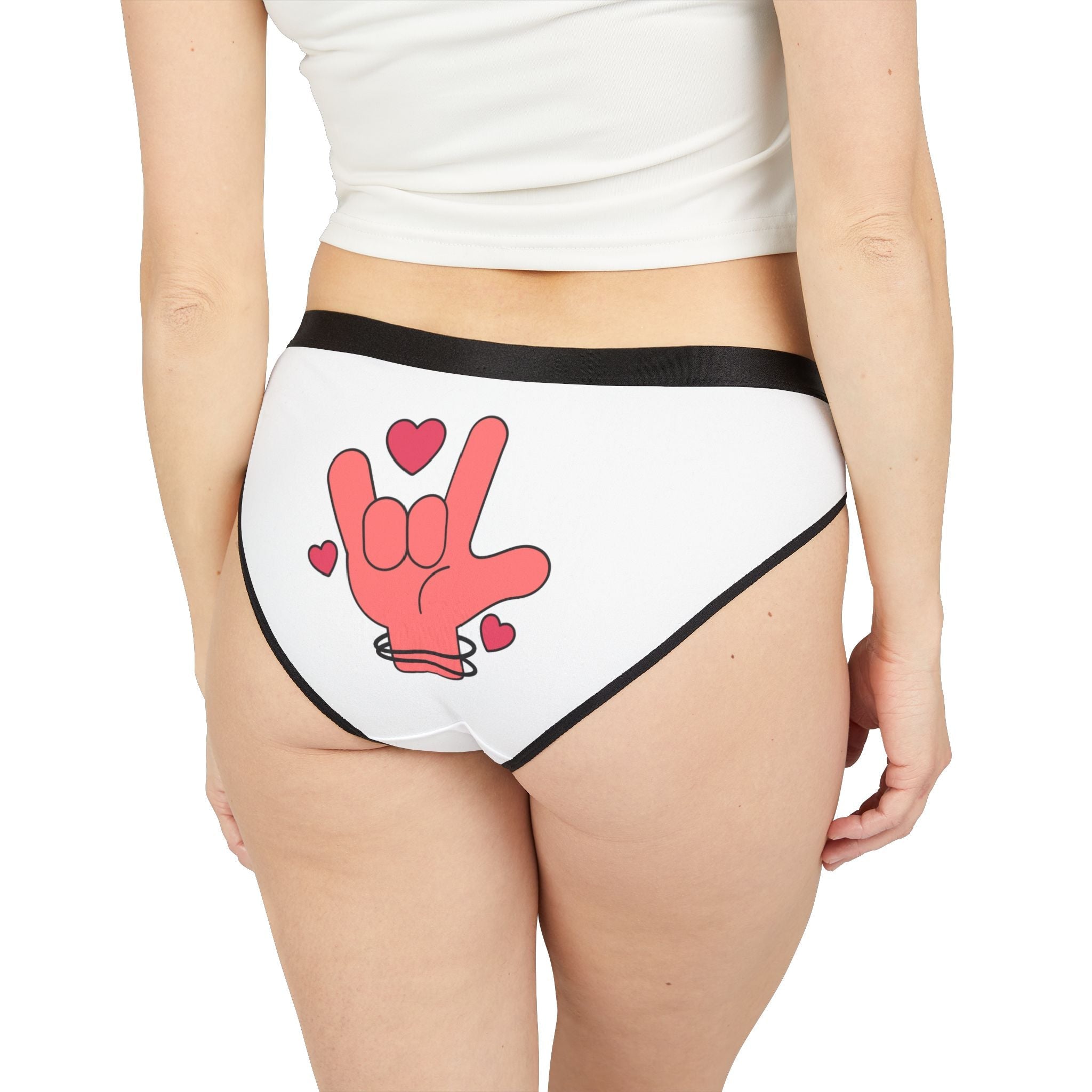 I Love You Hand Sign | Mix & Match Women’s Fun-Flirty Lovers’ Panties