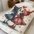 Kissing Witches Print | Mix & Match Velveteen Fun-Flirty Lovers’ Blankets