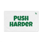 Push Harder Green | Mix & Match Original Fun-Flirty Lovers’ Towels