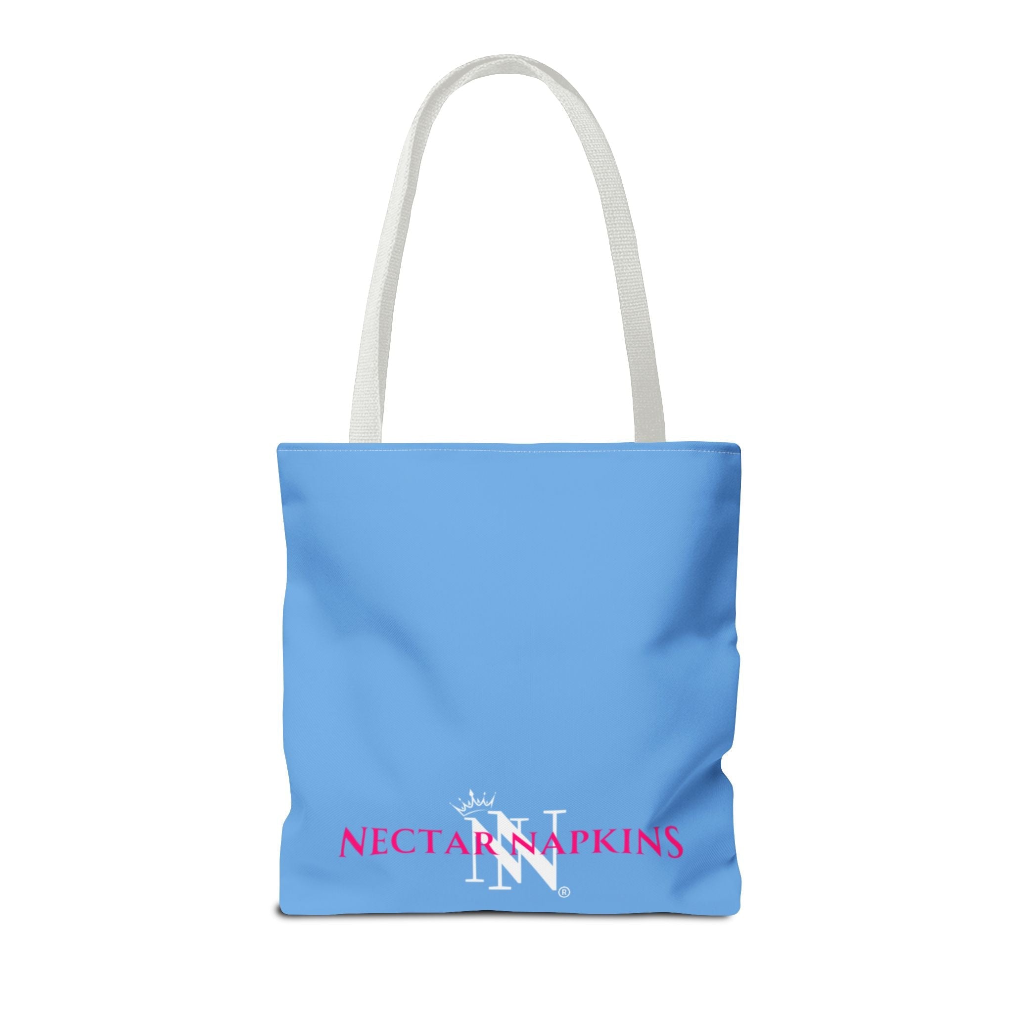 Nectar Napkins Brand Light Blue Tote Bag