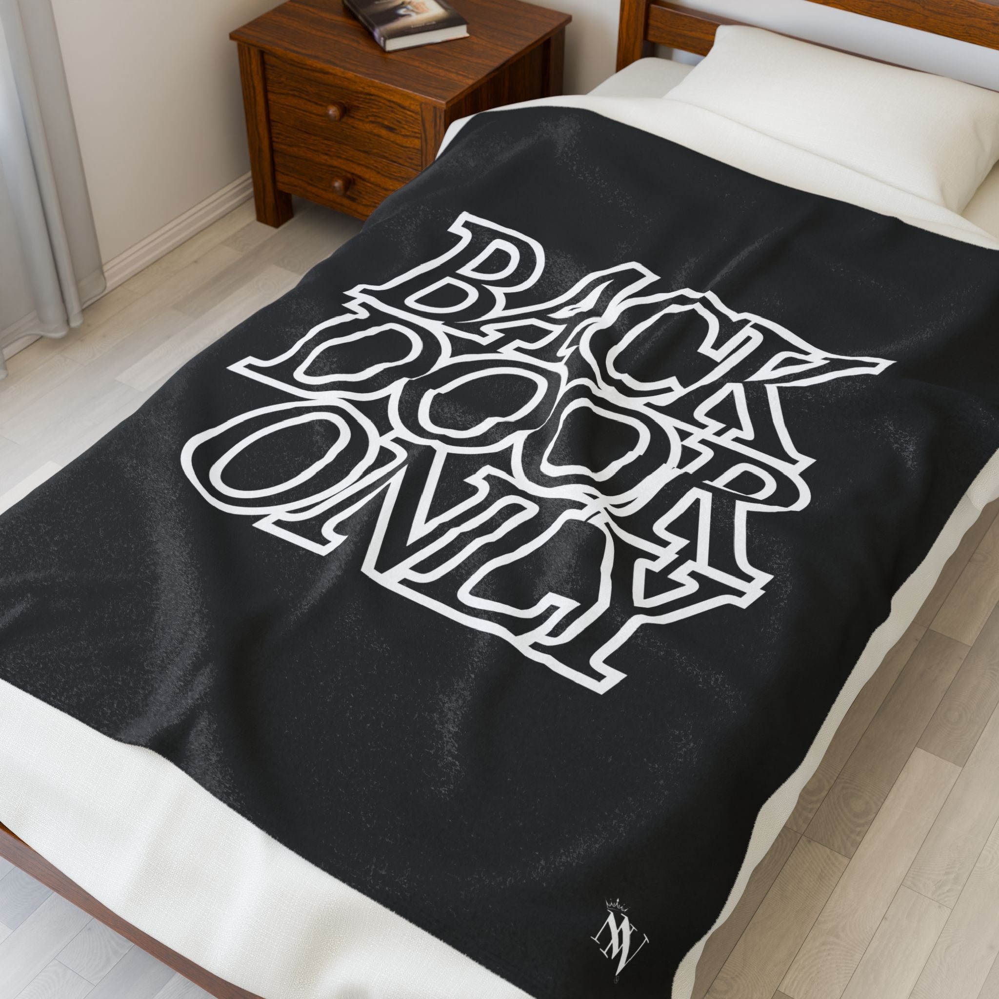 Back Door Only | Mix & Match Velveteen Fun-Flirty Lovers’ Blankets
