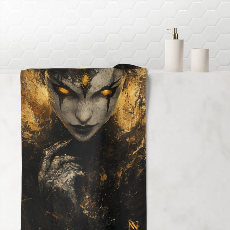 She Is the Abyss | Mix & Match XL Fun-Flirty Lovers’ Towels