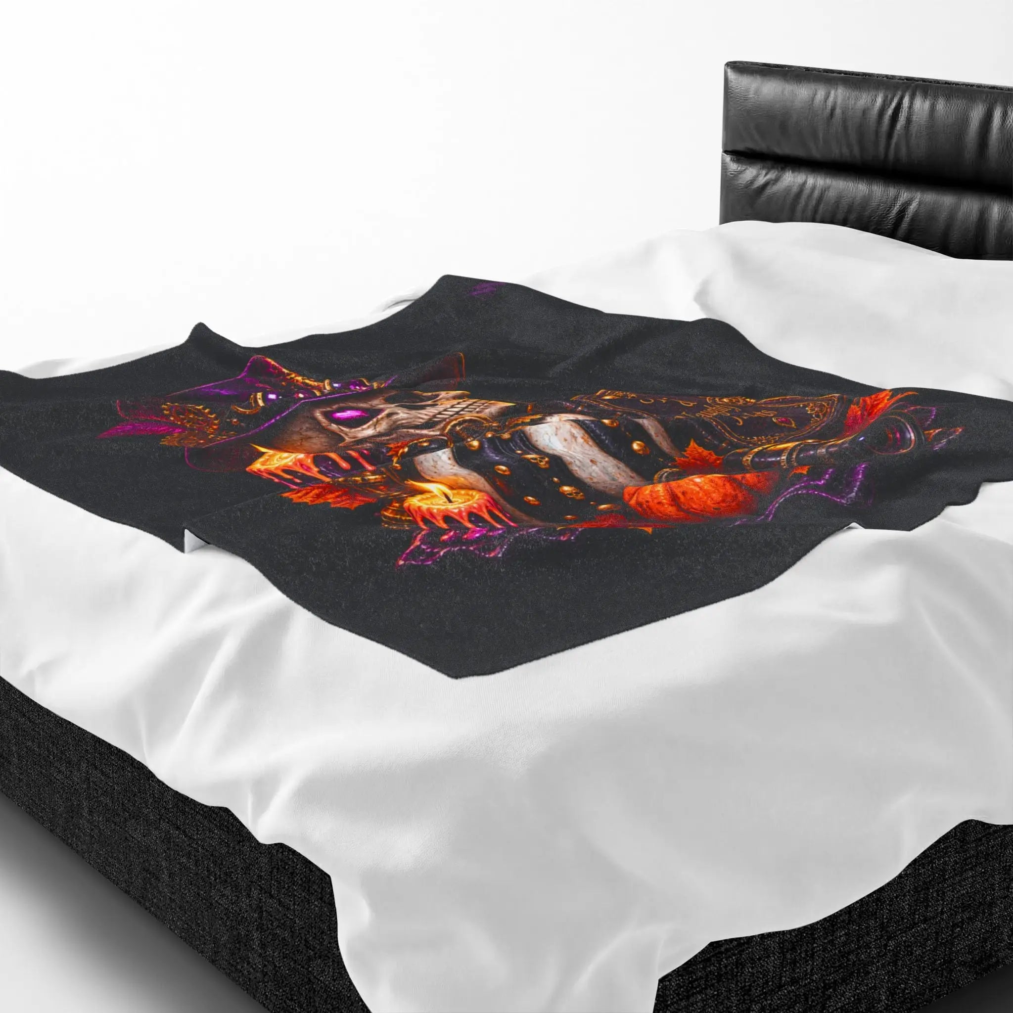 Spells & Naughty Thoughts Skull | Nectar Napkins Fun-Flirty Lovers’ Blankets