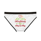 Our First Christmas as Mrs. & Mrs. | Mix & Match Women’s Fun-Flirty Lovers’ Panties
