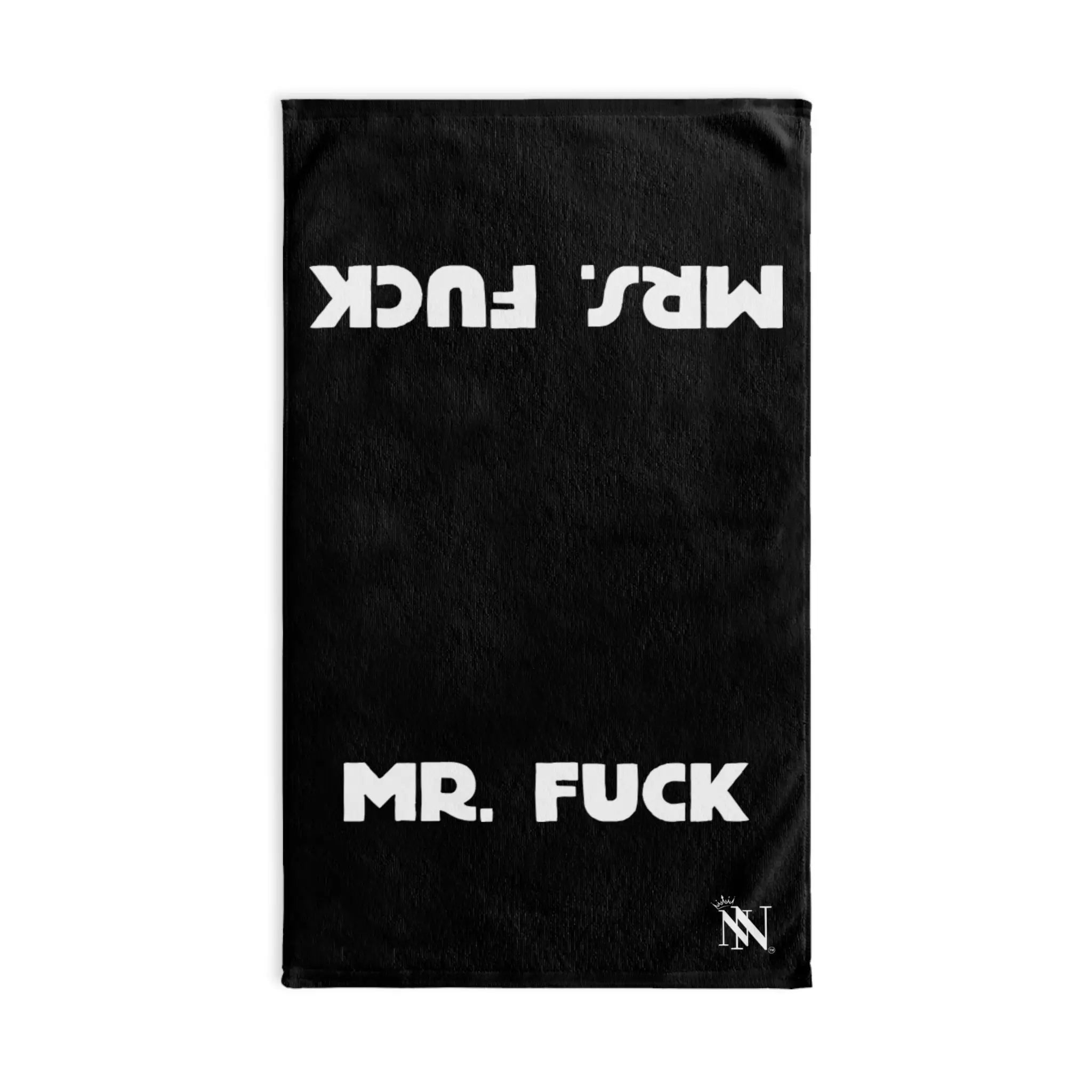 Mr. Mrs. Fuck Shareable Sides Black Cum Towel