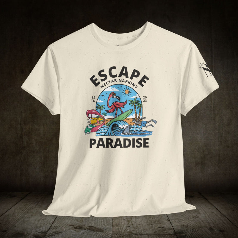 Escape Paradise | Mix & Match Cotton Unisex Fun-Flirty Lovers’ T-Shirts