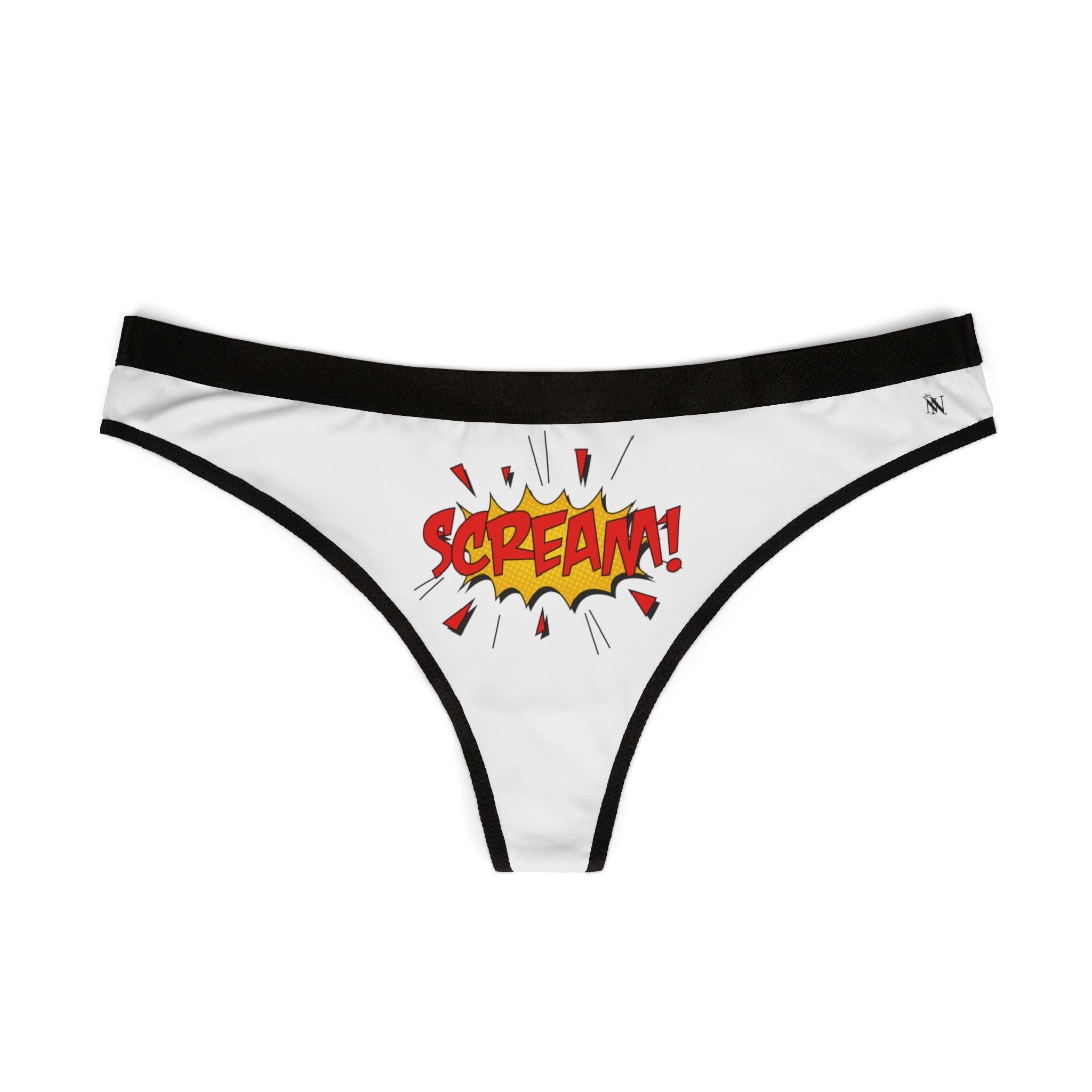 Scream! Cartoon Fun | Mix & Match Women’s Fun-Flirty Lovers’ Thongs
