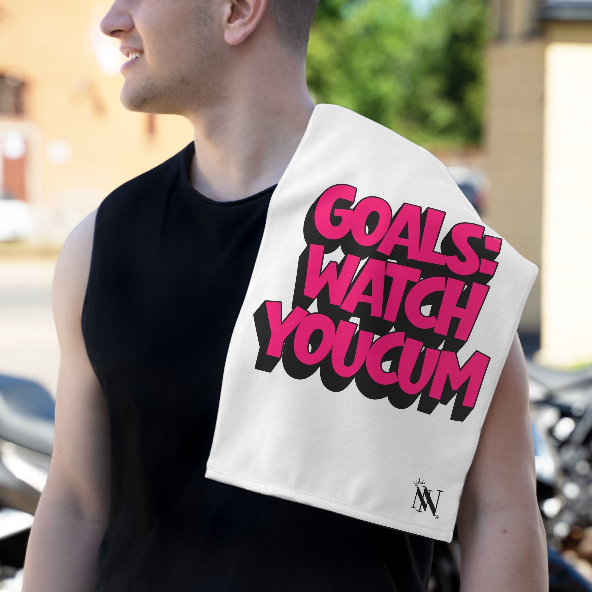Goals: Watch You Cum | Mix & Match Soft Fun-Flirty Lovers’ Towels