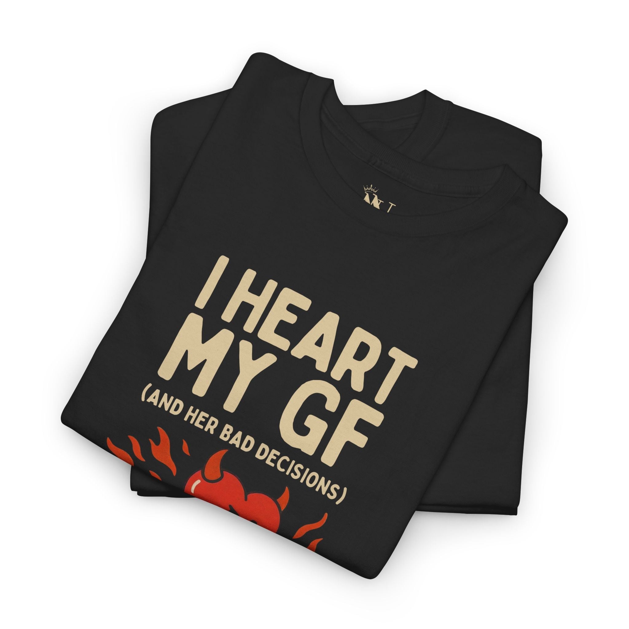 I Heart My GF | Mix & Match Cotton Unisex Fun-Flirty Lovers’ T-Shirts