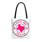 Love Me Texas Tote Bag