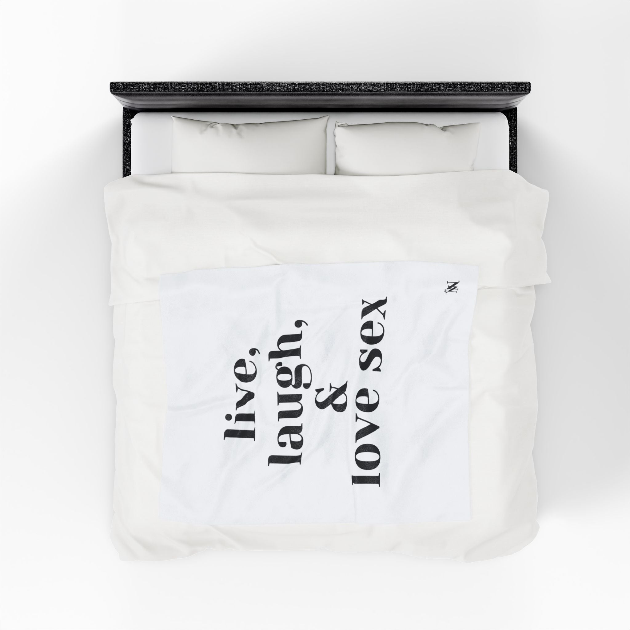 Live Laugh & Love Sex | Mix & Match Fun-Flirty Lovers’ Blankets