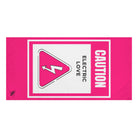 Caution Electric Love Big Ass Sex Towel