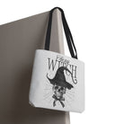 Sexy Witch Skull Tote Bag
