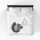 Punk Mohawk Skull | Nectar Napkins Fun-Flirty Lovers’ Blankets