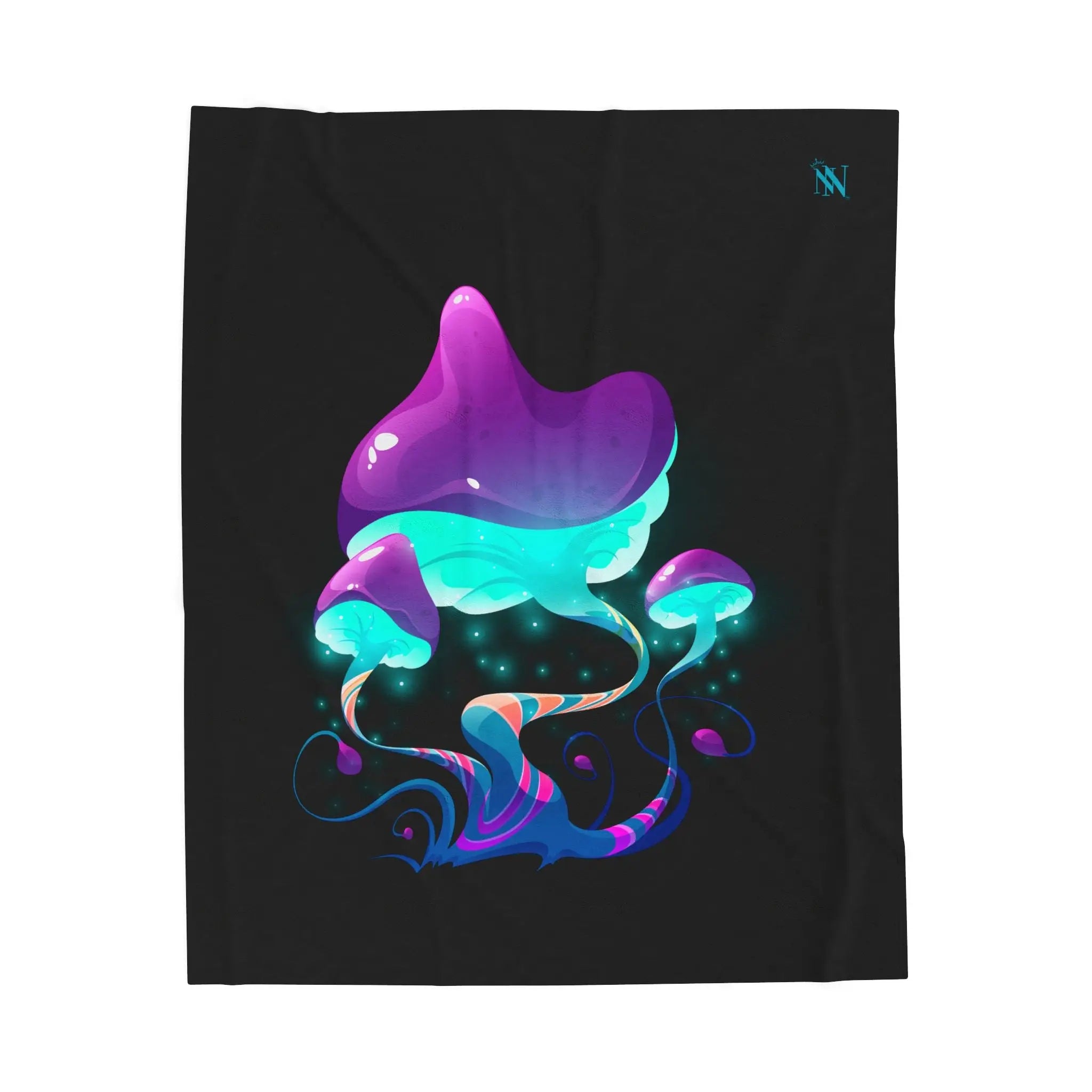 Mushroom Ecstasy | Mix & Match Velveteen Fun-Flirty Lovers’ Blankets